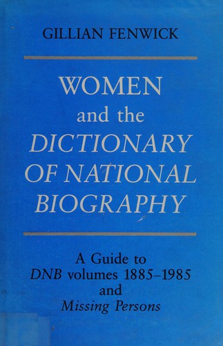 Women and the Dictionary of national biography
