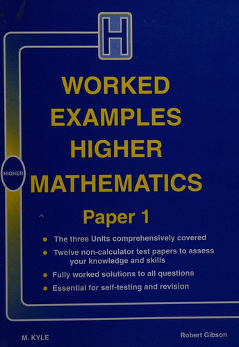 Worked Examples Higher Mathematics