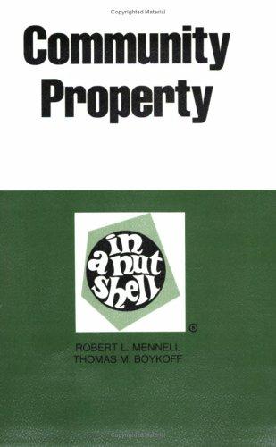 Community property in a nutshell
