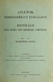 Adatok beregvármegye flórájához