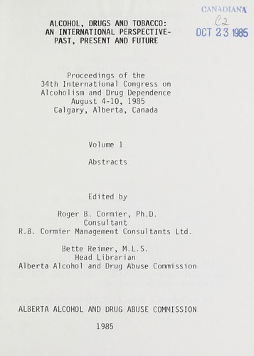Alcohol, drugs and tobacco