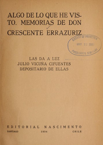 Algo de lo que he visto