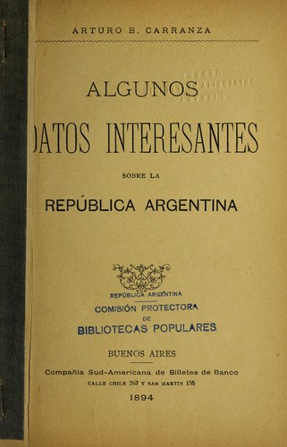 Algunos datos interesantes sobre la República Argentina