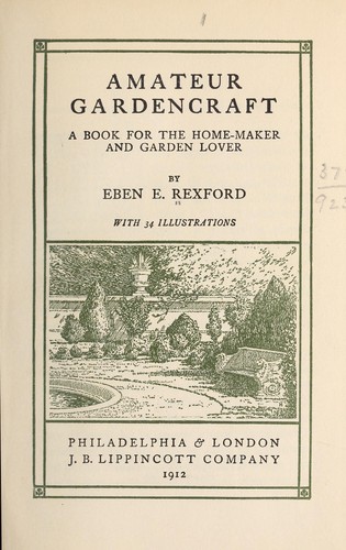 Amateur garden craft...
