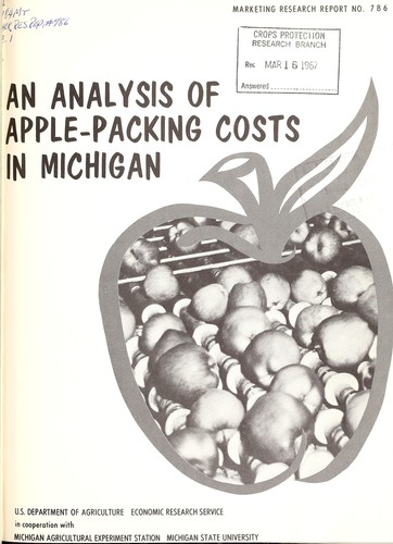 An analysis of apple-packing costs in Michigan