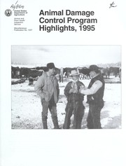 Animal Damage Control Program highlights, 1995