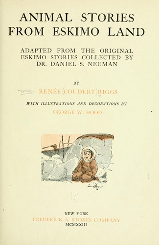 Animal stories from Eskimo land