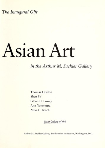Asian art in the Arthur M. Sackler Gallery