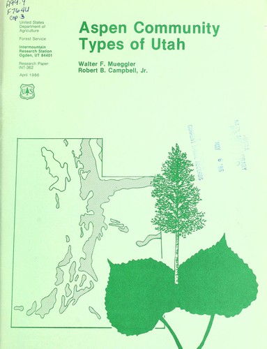 Aspen community types of Utah