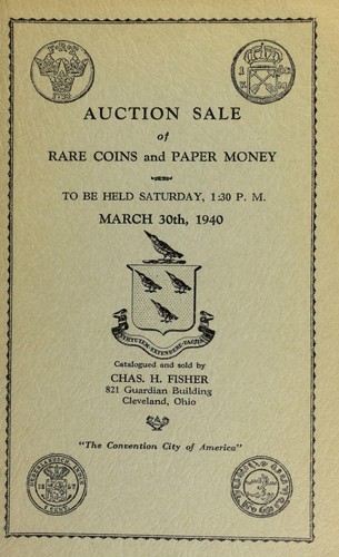 Auction sale of rare coins and paper money