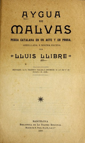 Aygua de malvas