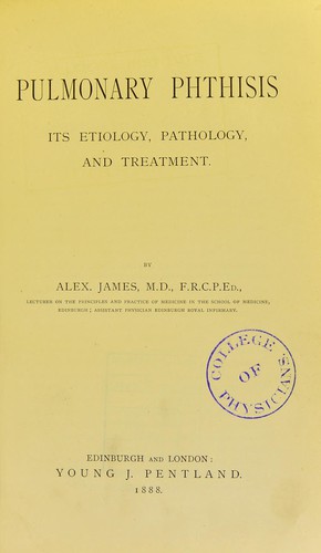 Pulmonary phthisis