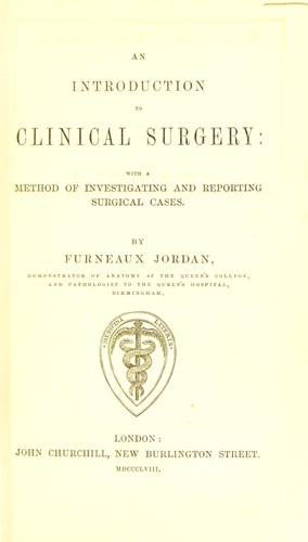 An introduction to clinical surgery