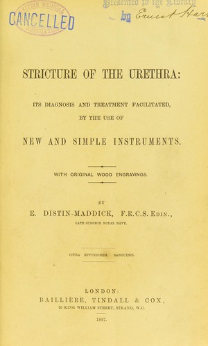 Stricture of the urethra