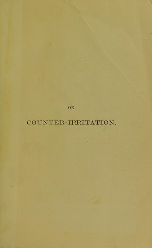 On counter-irritation
