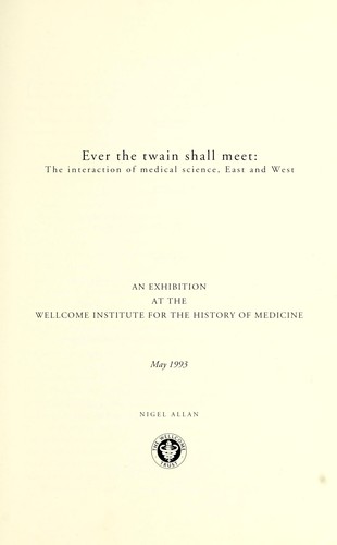 Ever the twain shall meet