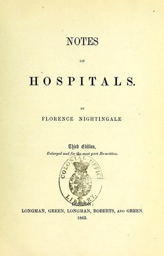 Notes on hospitals