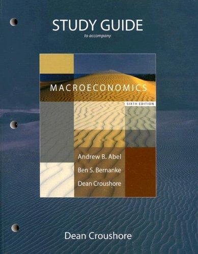 Study Guide to Accompany Macroeconomics