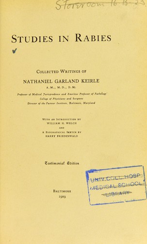 Studies in rabies