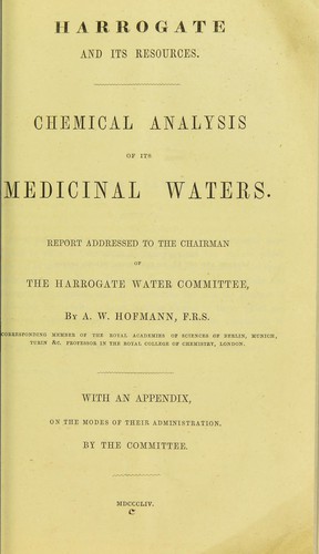 Harrogate and its resources