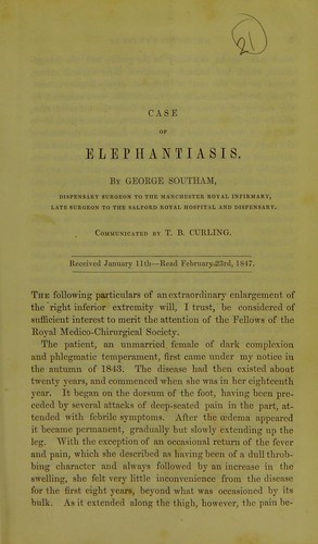 Case of elephantiasis