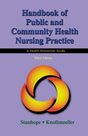 Handbook of public and community health nursing practice