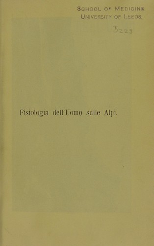 Fisiologia dellúomo sulle Alpi ...