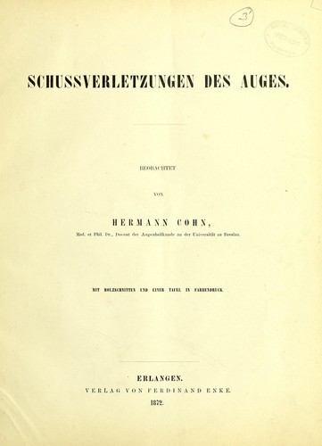 Schussverletzungen des Auges