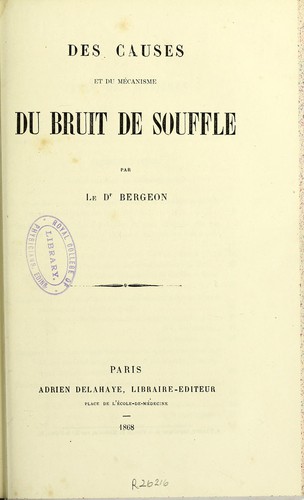 Causes et mécanisme du bruit du souffle