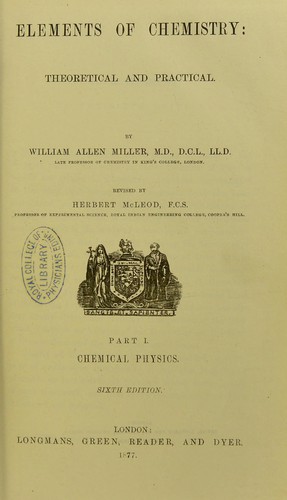 Elements of chemistry