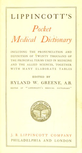 Lippincott's pocket medical dictionary