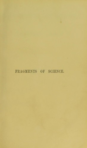Fragments of science for unscientific people