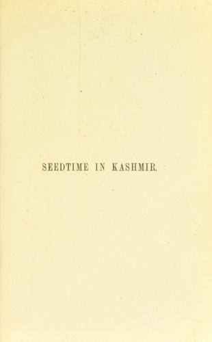 Seedtime in Kashmir