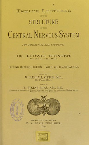 Twelve lectures on the structure of the central nervous system