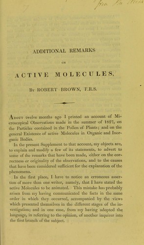 Additional remarks on active molecules