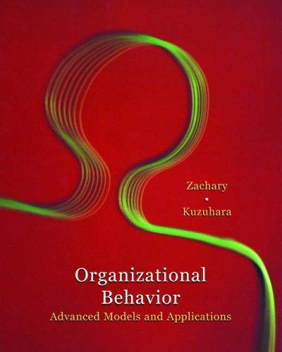 Organizational behavior