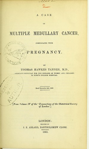 A case of multiple medullary cancer, complicated with pregnancy