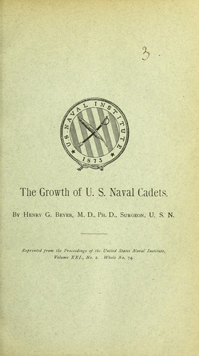 The growth of U.S. naval cadets