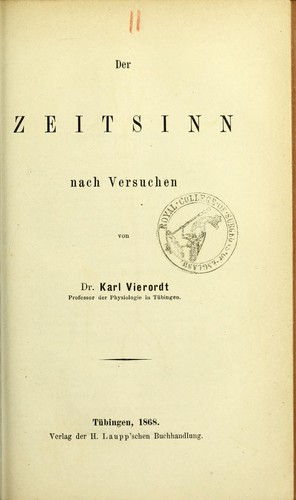 Der Zeitsinn