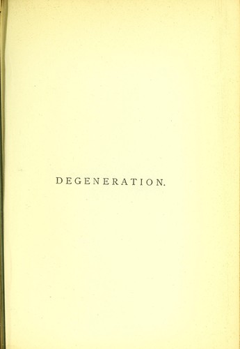 Degeneration