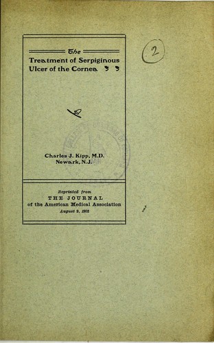 The treatment of serpiginous ulcer of the cornea