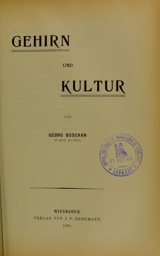 Gehirn und Kultur