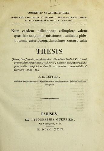 Nùm easdem indicationes adimplere valent quaelibet sanguinis missiones