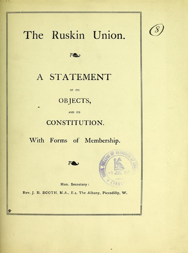 The Ruskin Union