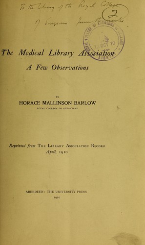 The Medical Library Association