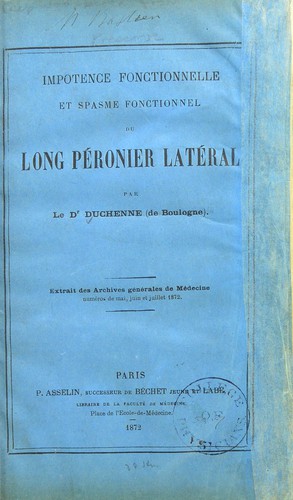 Impotence fonctionnelle et spasme fonctionnel du long péronier latéral