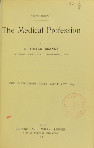 The Medical profession