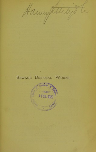 Sewage disposal works