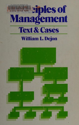 Principles of management