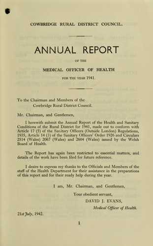 [Report 1941]